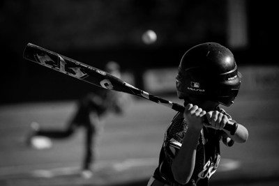 Image of a kid playing baseball